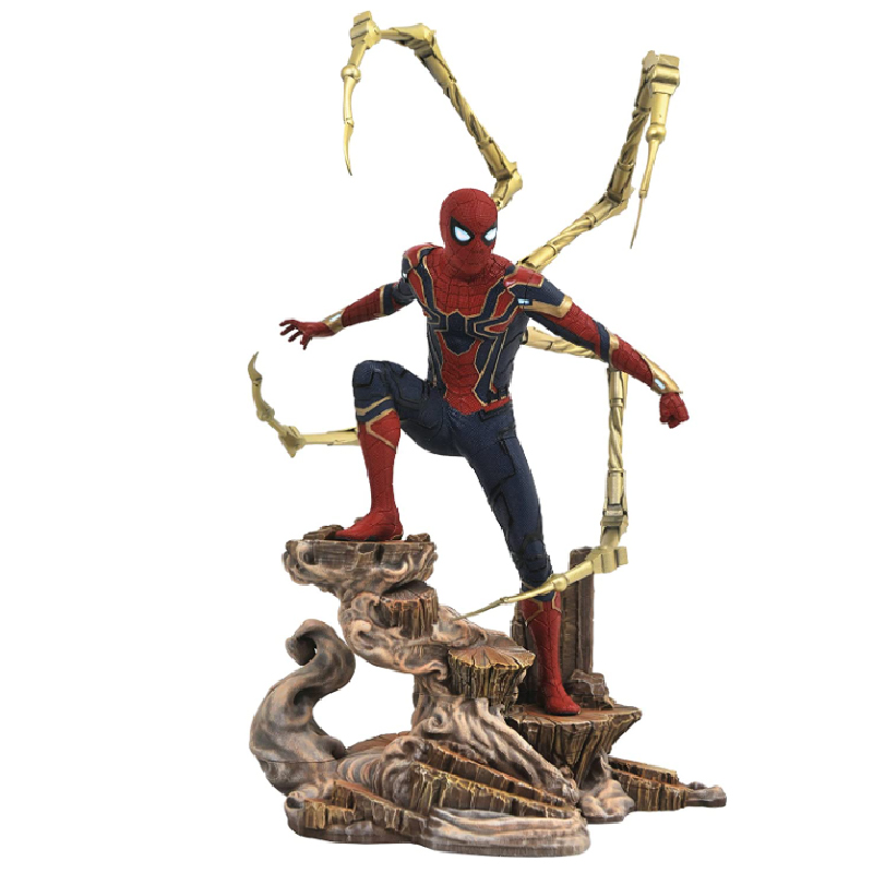 DIAMOND SELECT TOYS Marvel Gallery: Avengers Infinity War Movie Spiderman PVC Gallery Figure